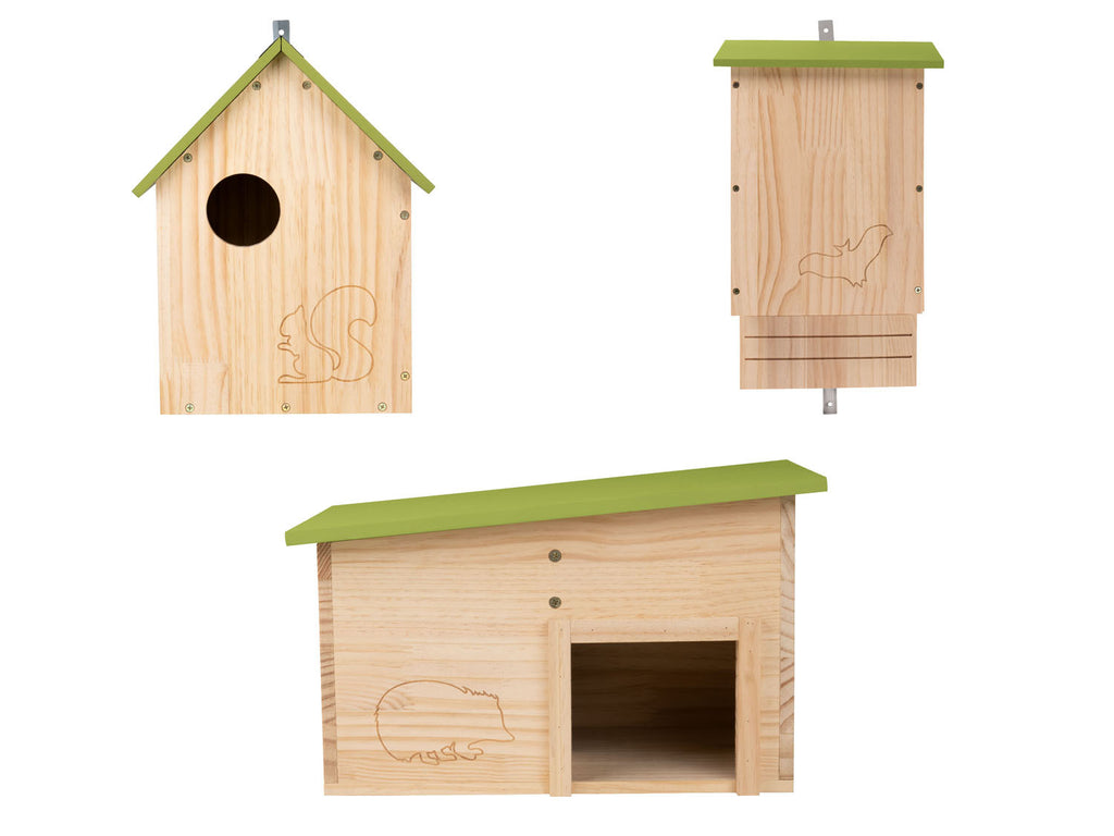 Gîte à hérisson, gîte à écureuil ou gîte à chauve-souris