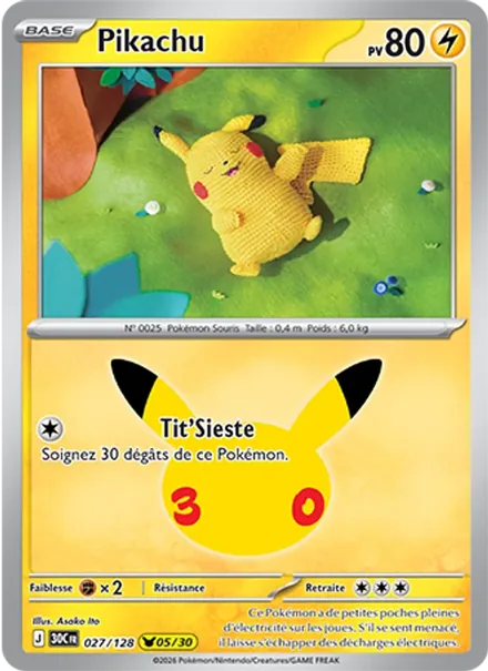 Carte Pikachu, illustration 03