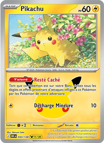 Carte Pikachu, illustration 06