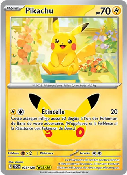 Carte Pikachu, illustration 02