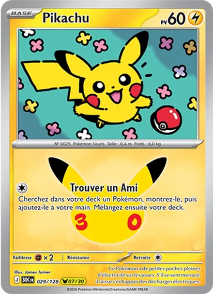 Carte Pikachu, illustration 04